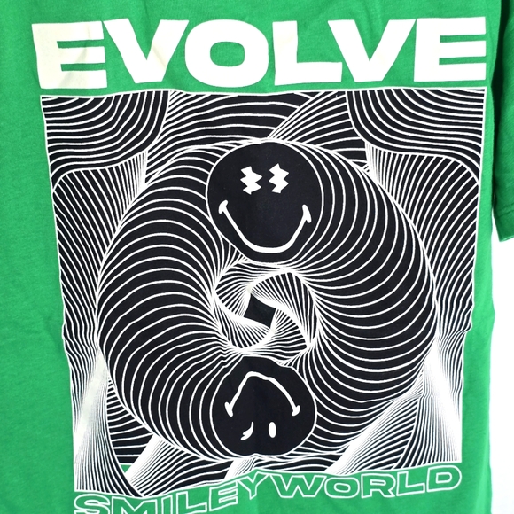Evolve Smiley World short sleeve tshirt - Picture 2 of 3